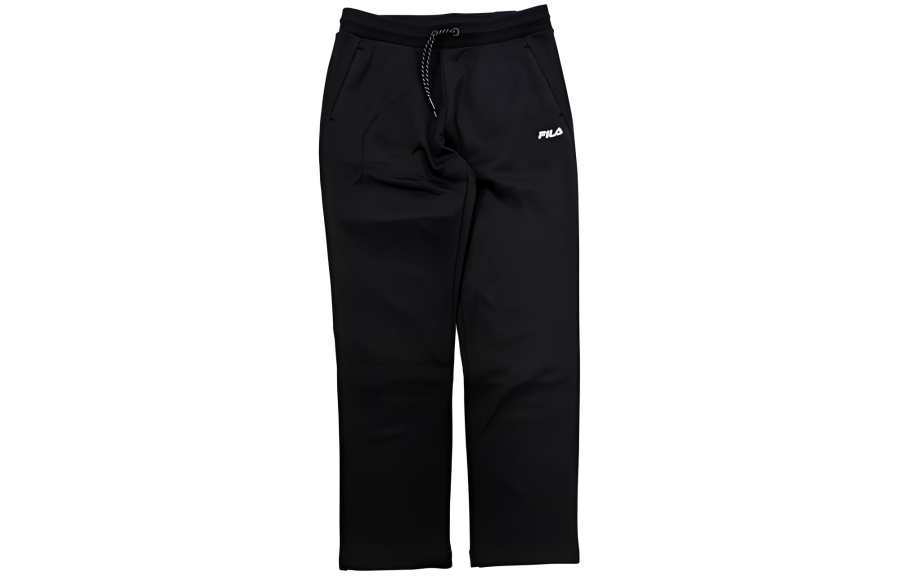 FILA Casual Pants Women's Black Moderate Straight Fit Pants