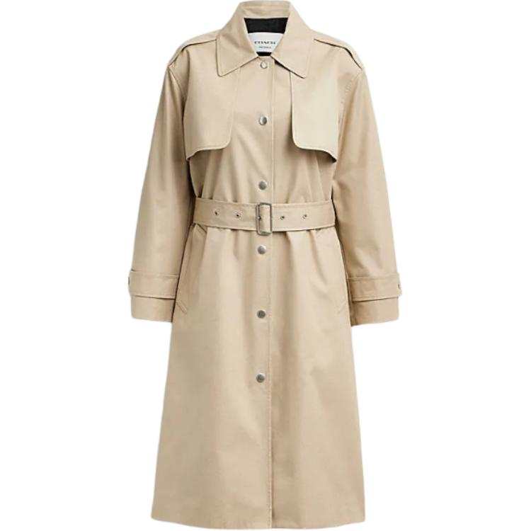 COACH SS24 Trench Coat Women's Bright Khaki