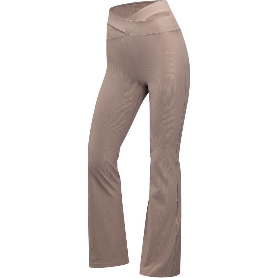 Nike Nike ZenvyDri Fit RIB Casual Pants Women's Mink Brown/Black/White