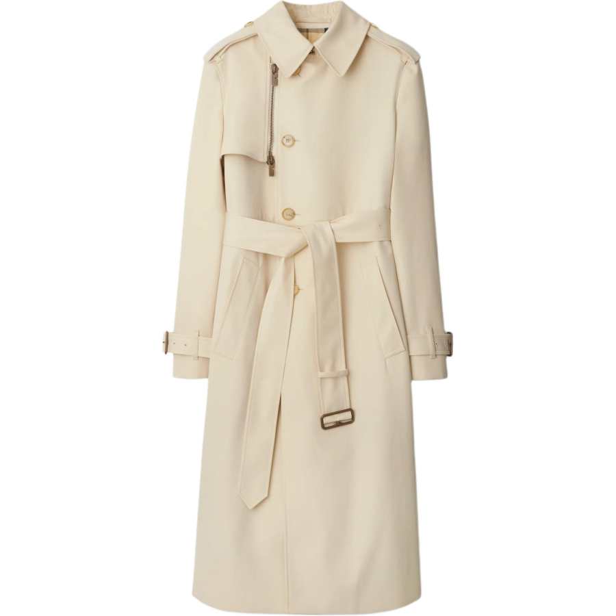 Burberry Trench Coat Women's Snow Mountains Color