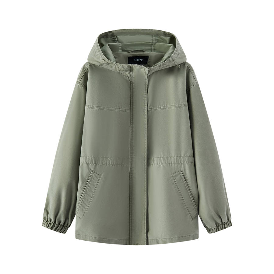 Semir Denim Jackets Women's Hooded Moderate