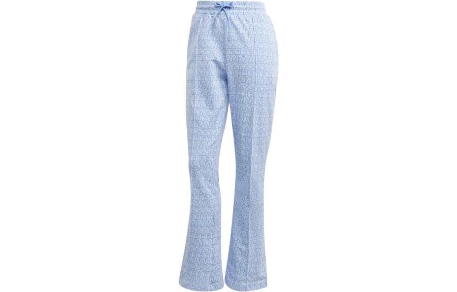 Adidas Adidas Casual Pants Women's Blue Moderate Flared Pants