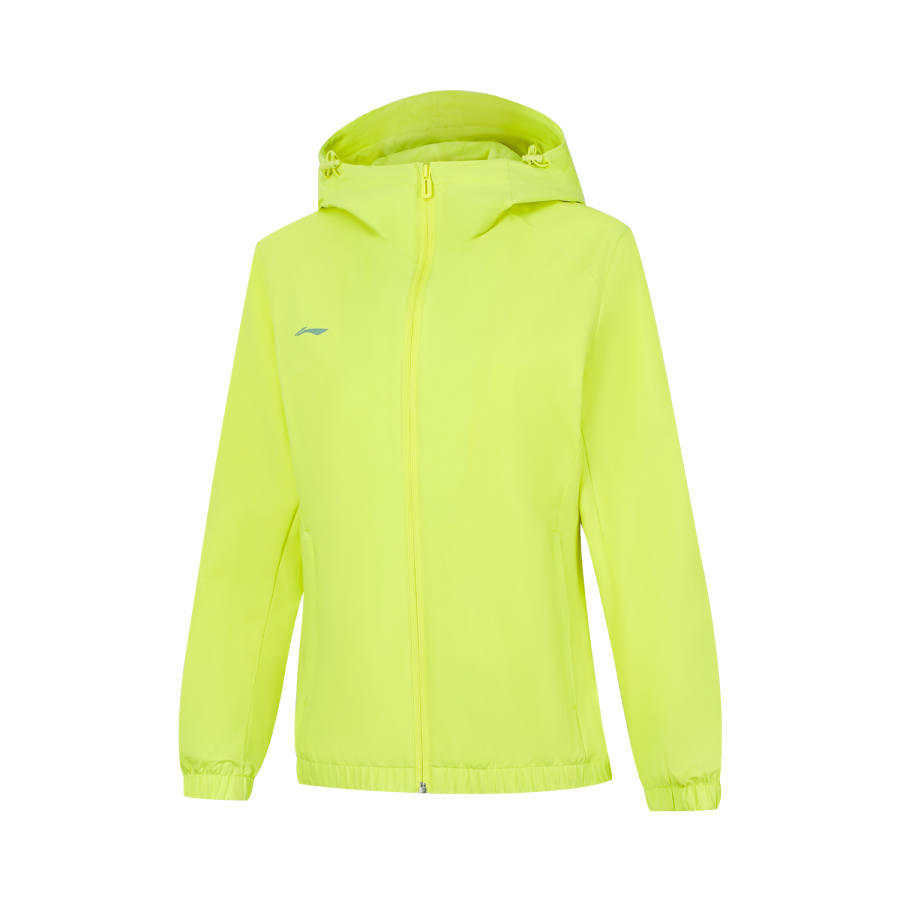 Li-Ning Li Ning Trench Coat Women's Yellow Firefly Green