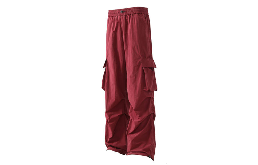 ICH MODE Casual Pants Unisex Moderate Straight Fit Pants