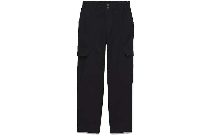 Vans Sidewalk Casual Pants Women's Black Moderate Straight Fit Pants