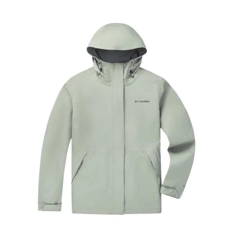 Columbia Hiking Waterproof And Warm Windbreaker Jacket Women's Pea Green