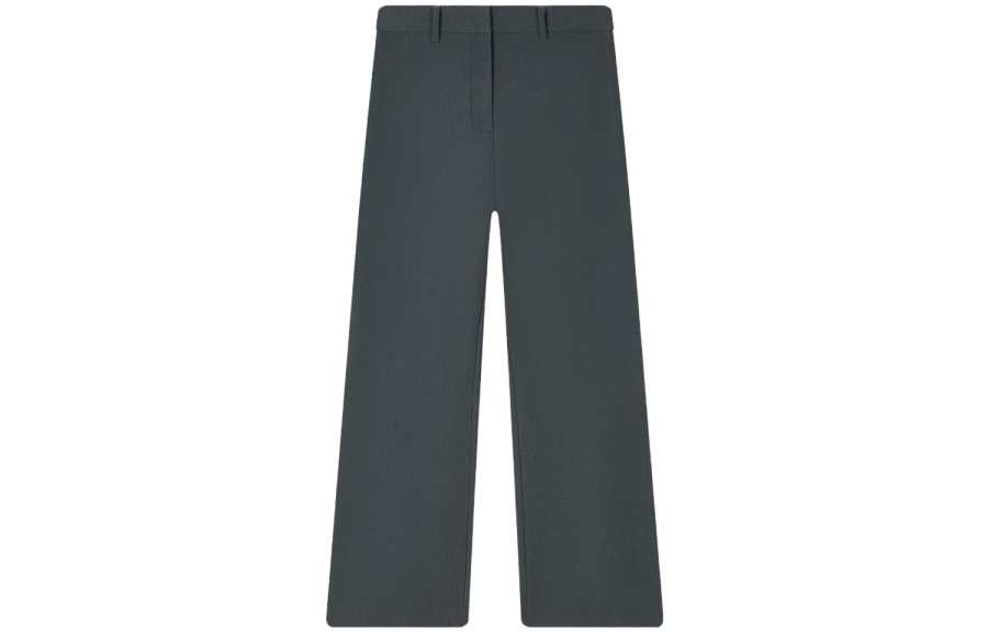 FILA Casual Pants Women's Dark Green Moderate Straight Fit Pants