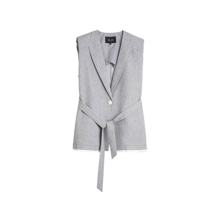 ELLE Vests Women's Suit Collar Moderate Other
