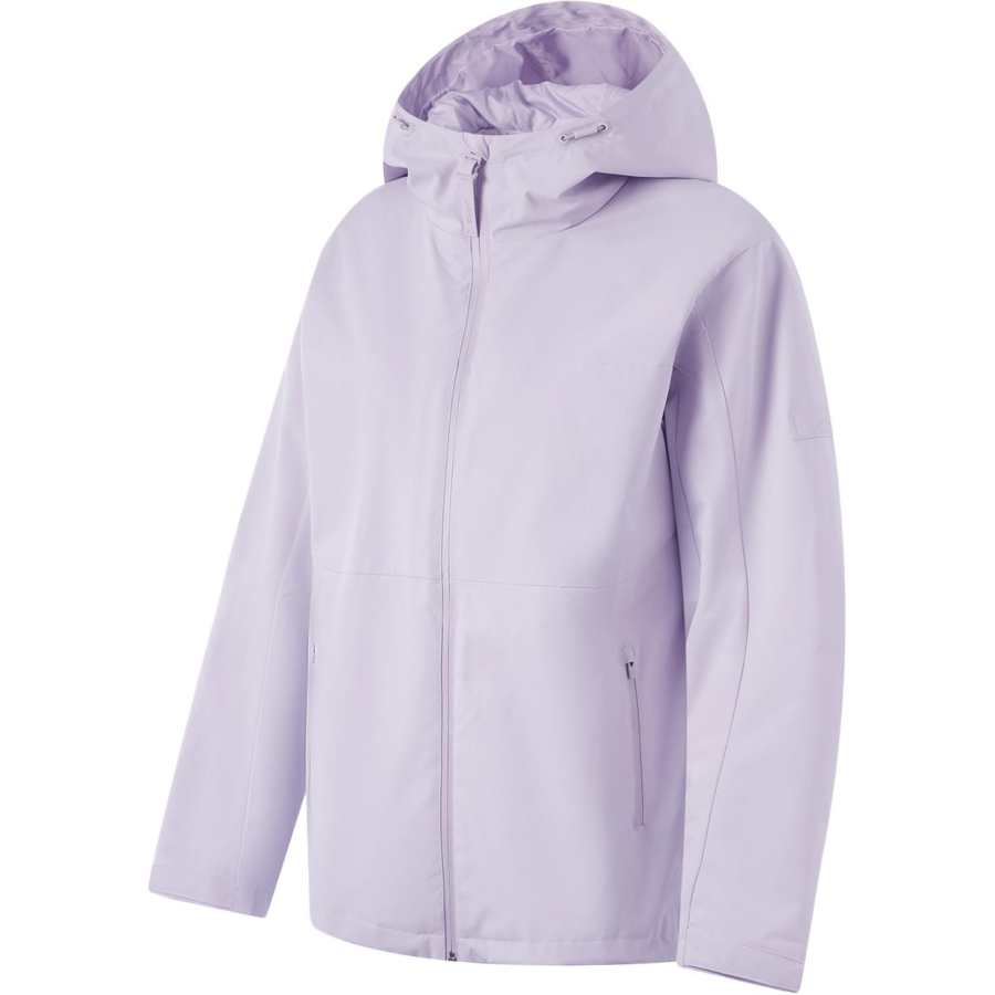 Li-Ning Li Ning Fitness Series Windbreaker Jackets Women's Sea Salt Purple Hooded Moderate
