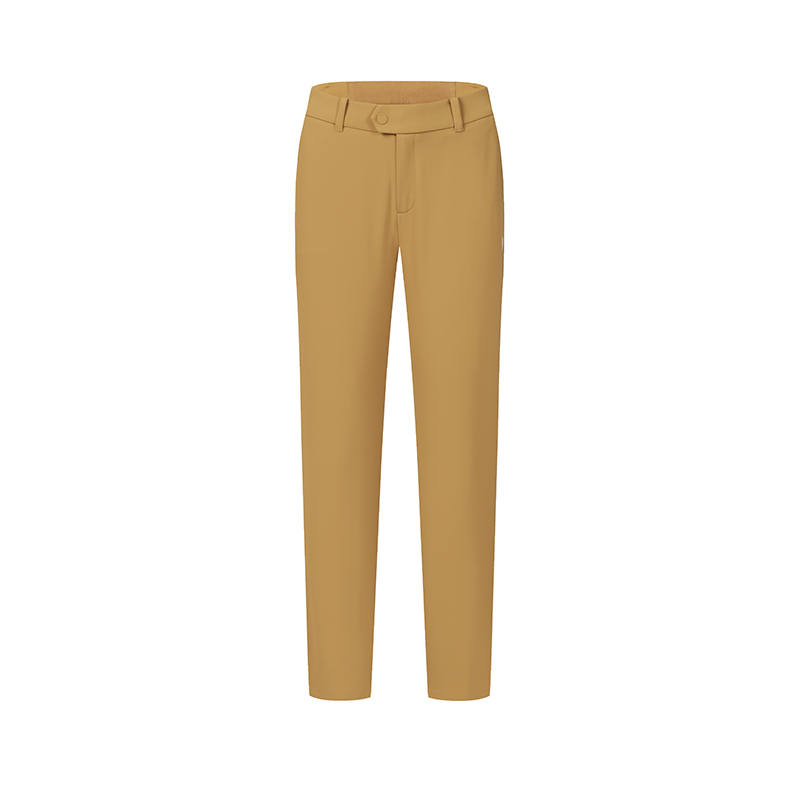 FILA Casual Pants Women's Yellow Tree Brown Moderate Straight Fit Pants