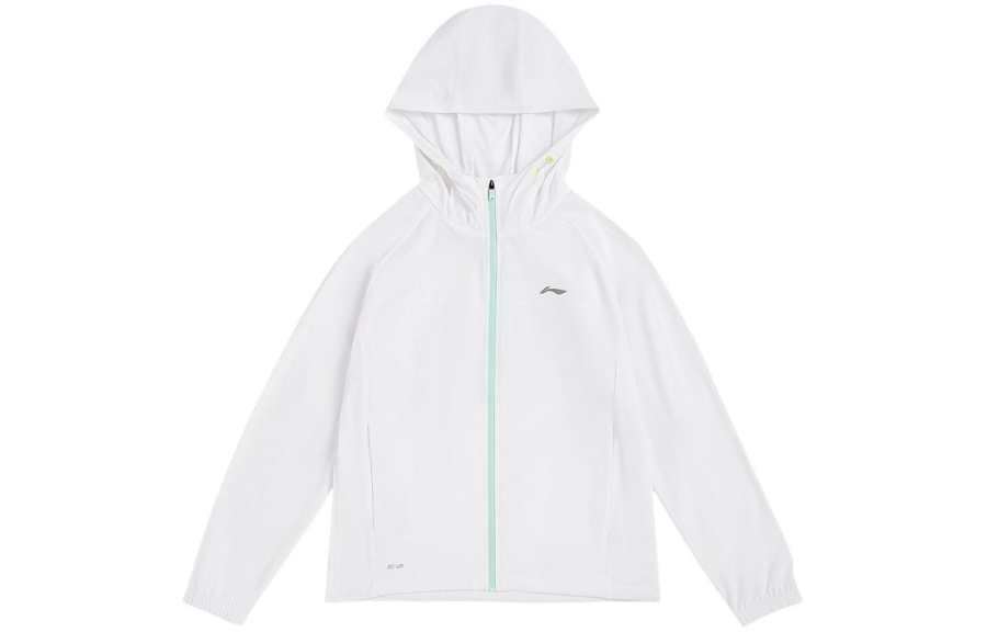 Li-Ning Li Ning Breathable Sun Protection Clothing Women's Standard White