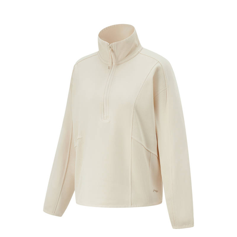 Li-Ning Li Ning Fitness Series Sweatshirt Women's Rock White Gray