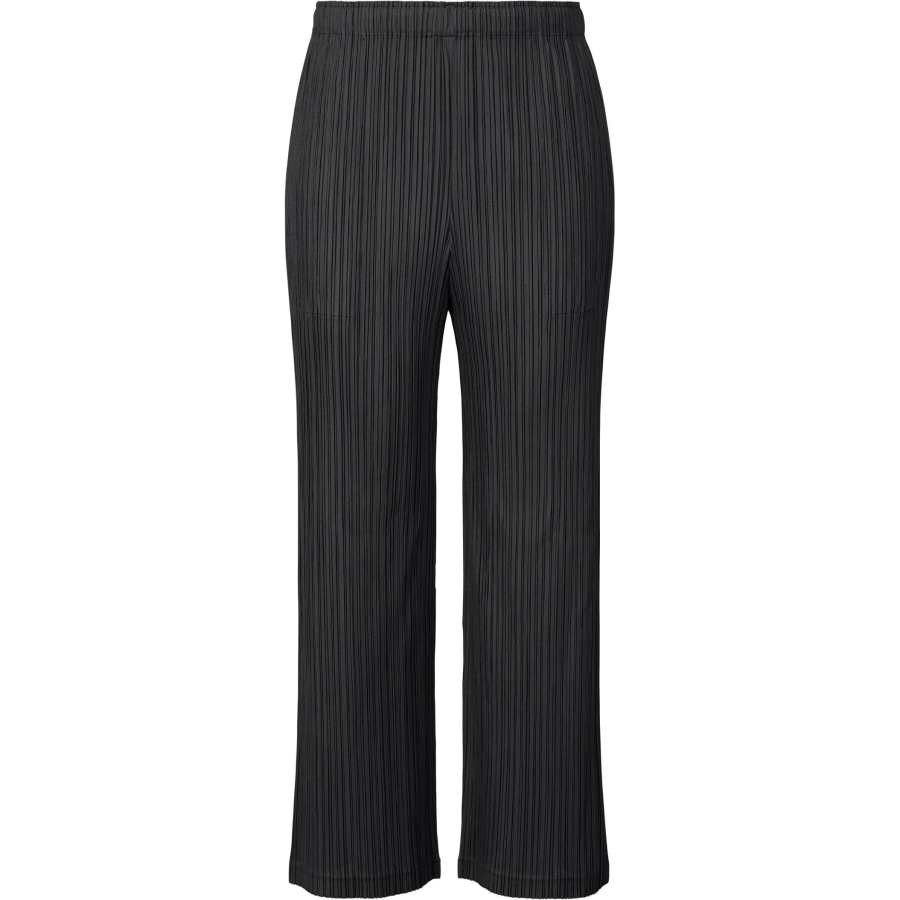 ISSEY MIYAKE Thicker Bottoms 2 Casual Pants Women's Black