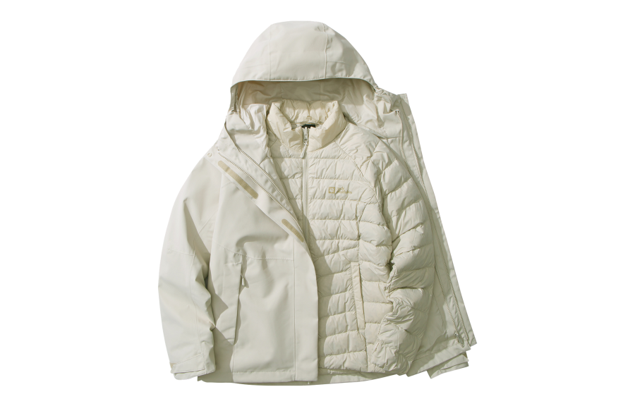 Jack Wolfskin Waterproof, Windproof, Water Repellent, Thermal 3 in 1 Windbreaker Jacket Women's