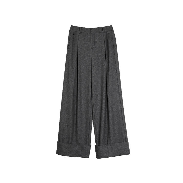 ELLE Casual Pants Women's Thickened Wide Leg Pants