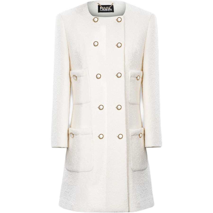KARL LAGERFELD / Karl Lagerfeld Jeans Coat Women's White