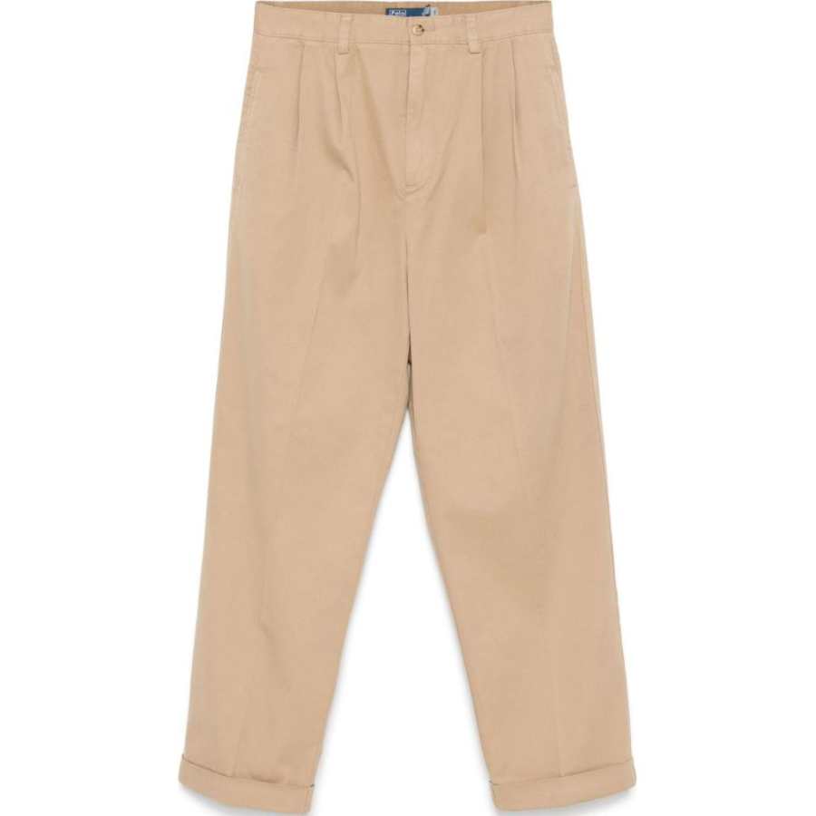 Polo Ralph Lauren FW24 Casual Pants Women's Light Beige