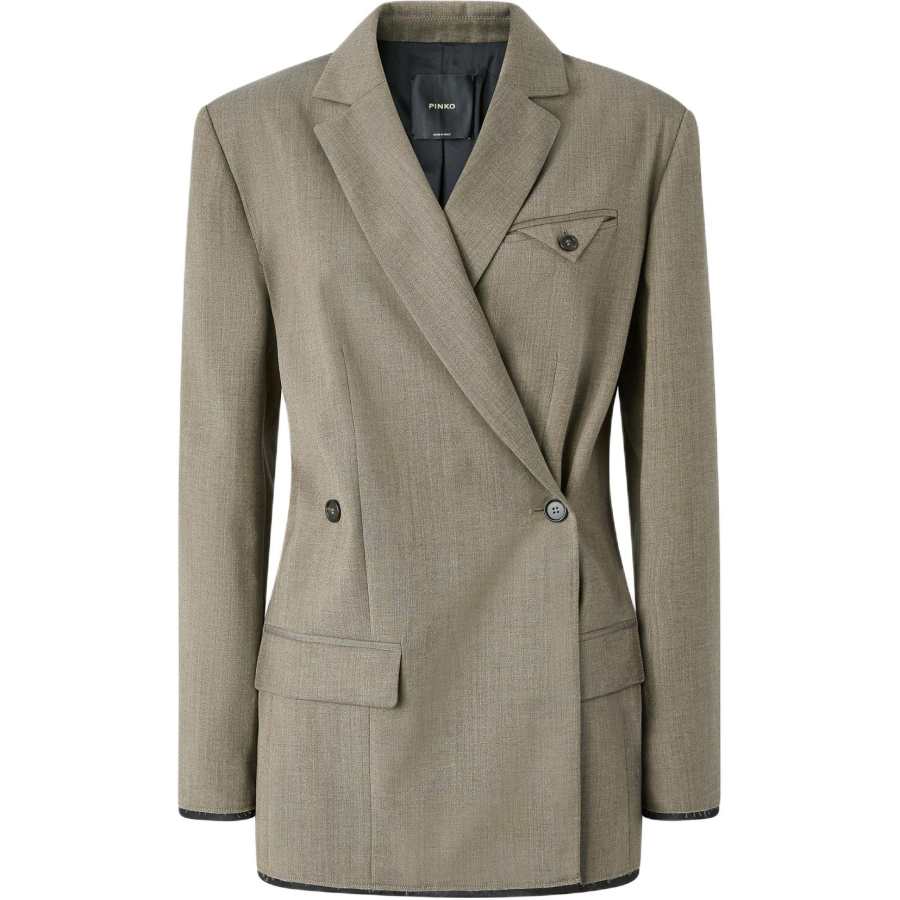 PINKO Pinko mélange-effect blazer