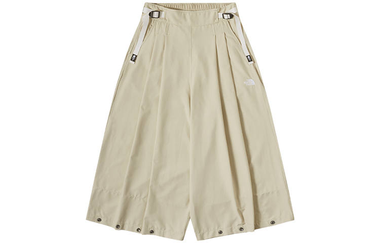 THE NORTH FACE Urban Exploration Casual Pants Women's Khaki Moderate Wide Leg Pants