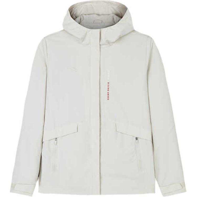 Anta Variety Training Collection Trench Coat Women's Wheat Grain Gray