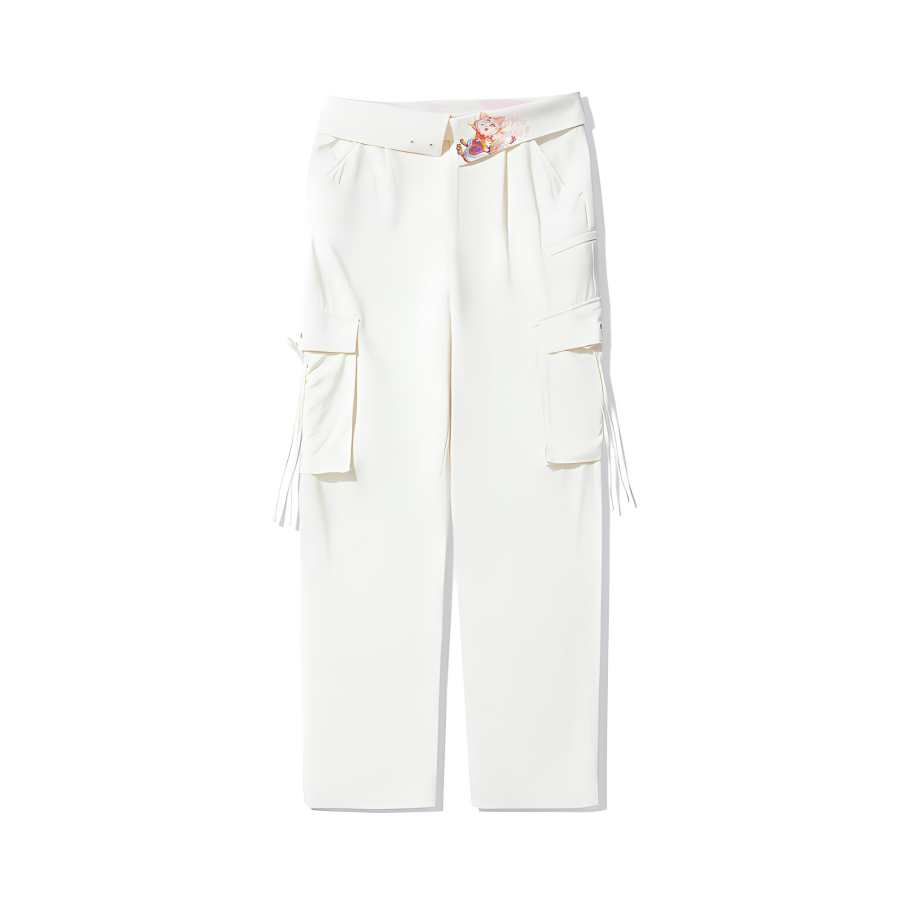 Li-Ning Li Ning x LOL Casual Pants Women's Ecru