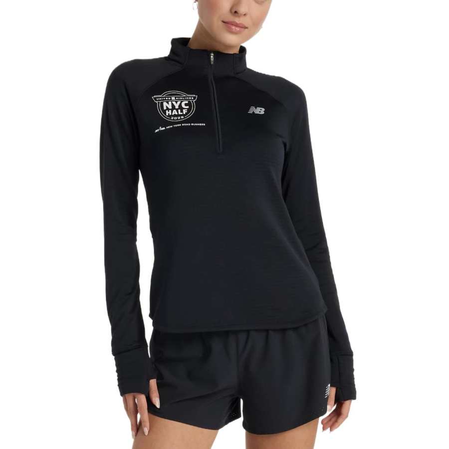New Balance New Balance United Airlines NYCHeat Grid Sweatshirt Women's Black