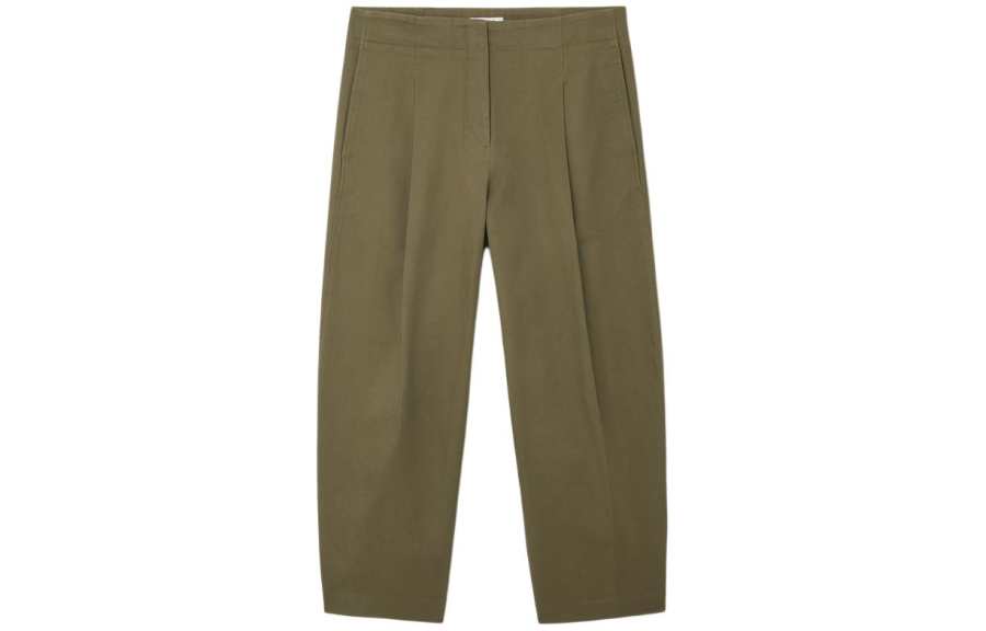 COS Casual Pants Women's Khaki Green