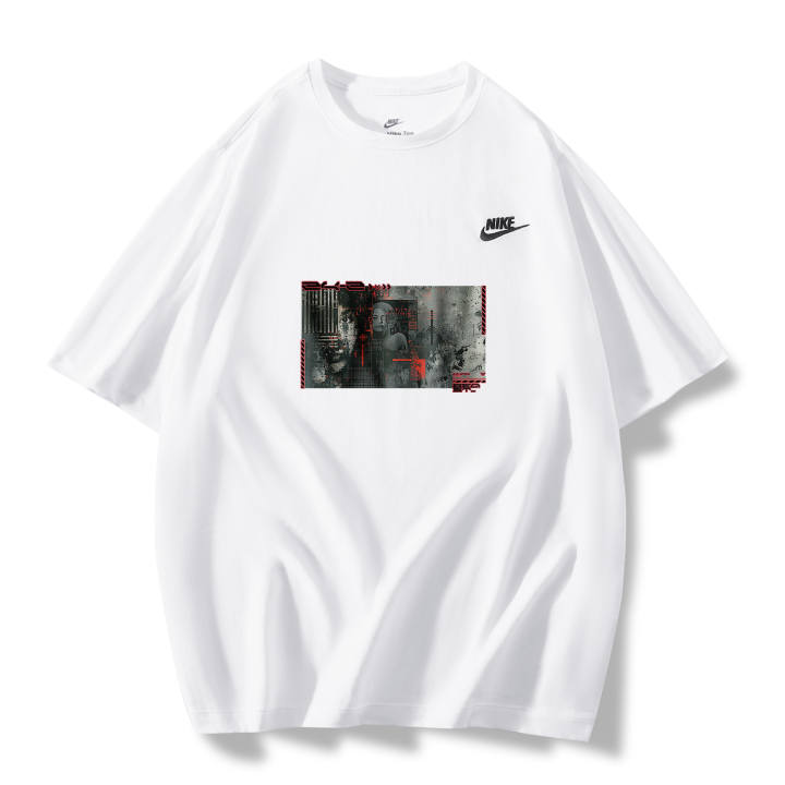 Nike Nike T Shirts Unisex White Crew Neck Moderate Straight Fit