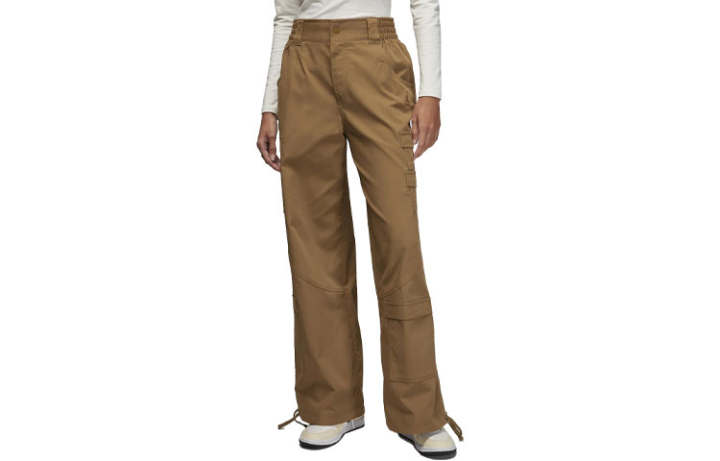 Jordan Jordan Casual Pants Women's Khaki Moderate Straight Fit Pants