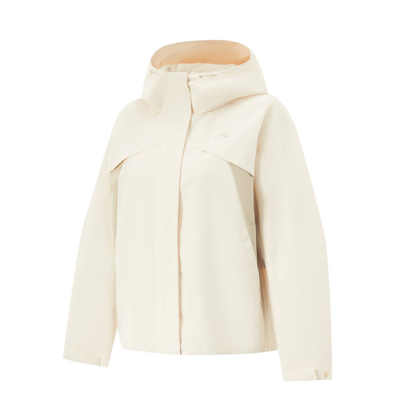 Li-Ning Li Ning Fitness Series Trench Coat Women's Rock White Gray