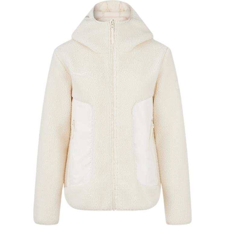 HOKA ONE ONE Velvet feel Coat Women's Ivory White