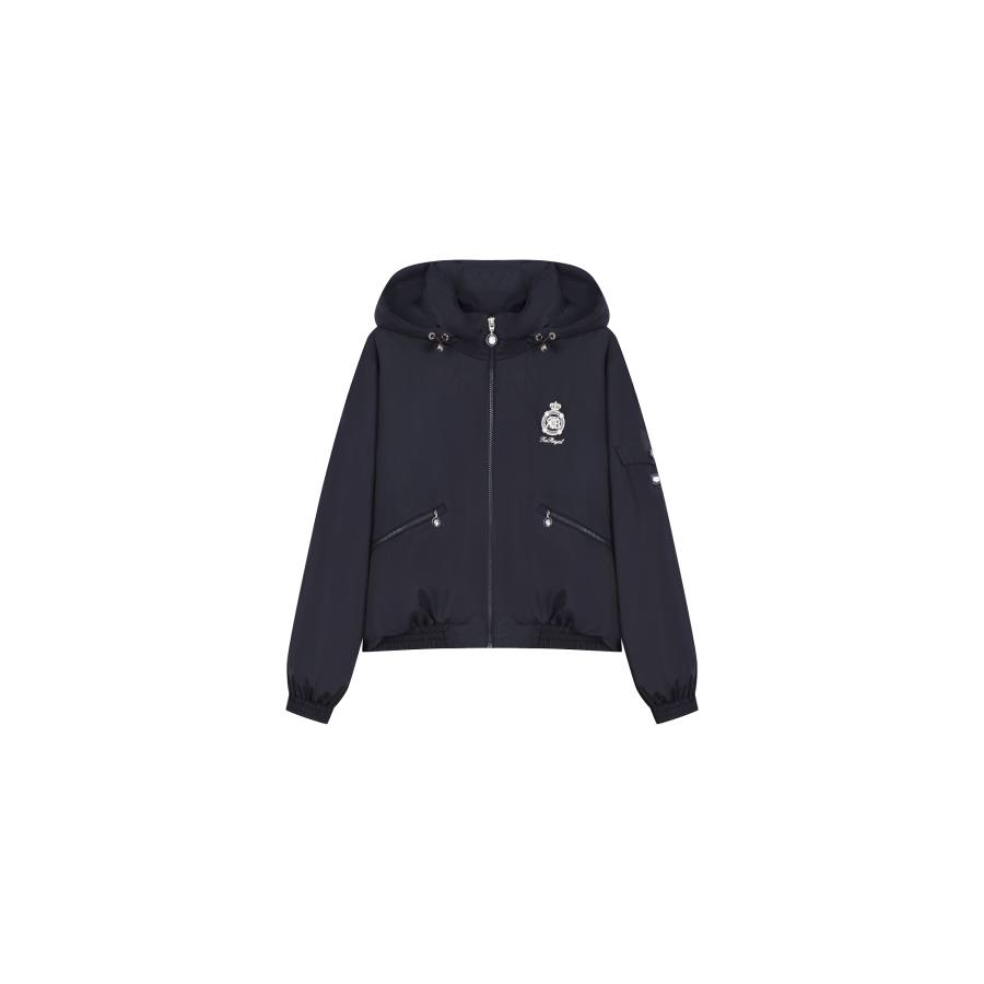 Teenie Weenie Cropped Coat Women's Navy Blue