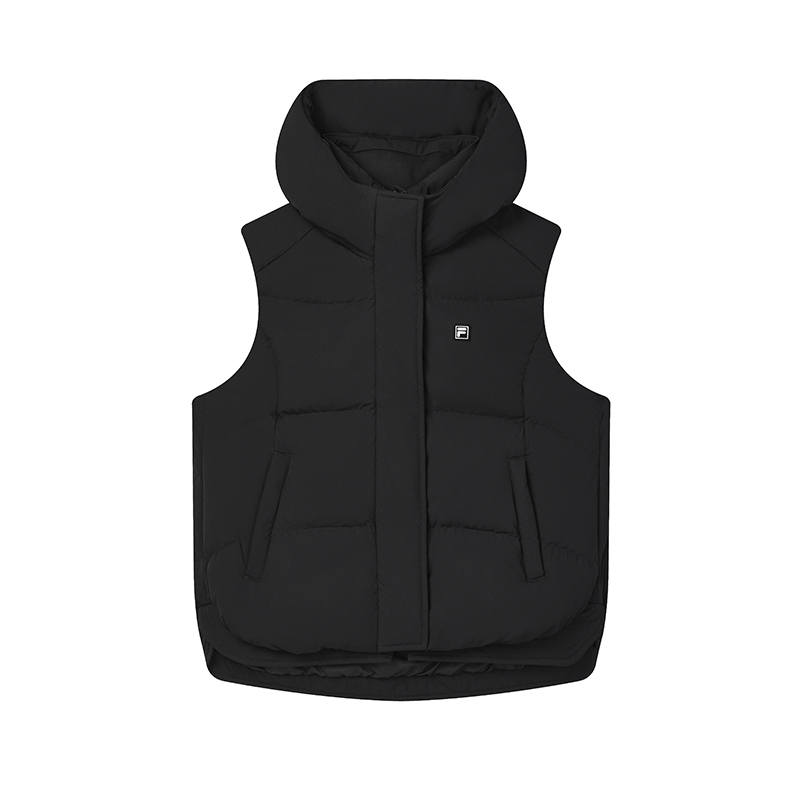 FILA Down Vests Women's Jet Black Moderate