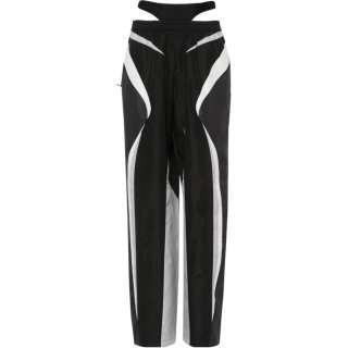 Mugler Contrast Tapered Trousers