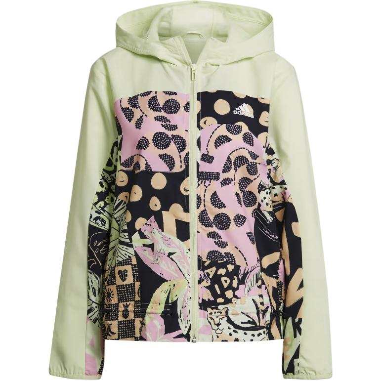Adidas Adidas FARM Rio Farm Rio Relaxed Lightweight Windbreaker Trench Coat Women's Legend Ink