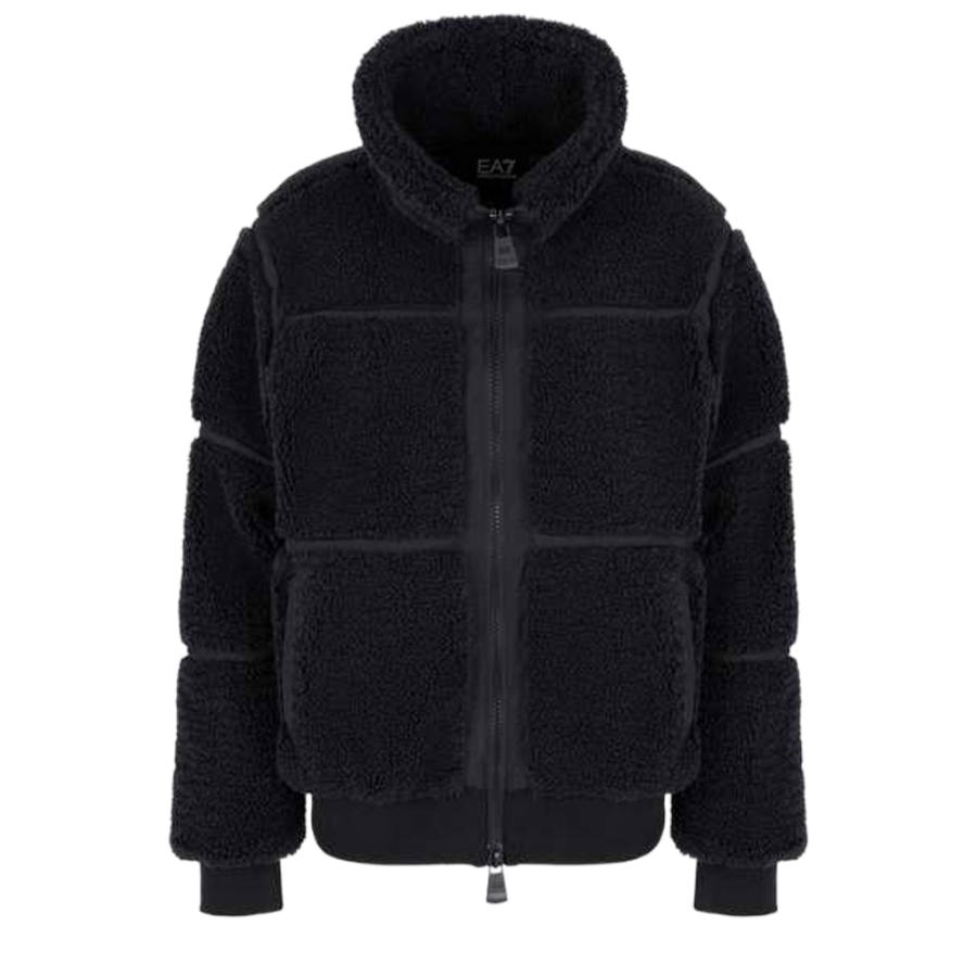 EMPORIO ARMANI EA7 FW24 Puffer Jacket Women's Black