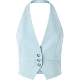 PINKO Halterneck Cropped Vest