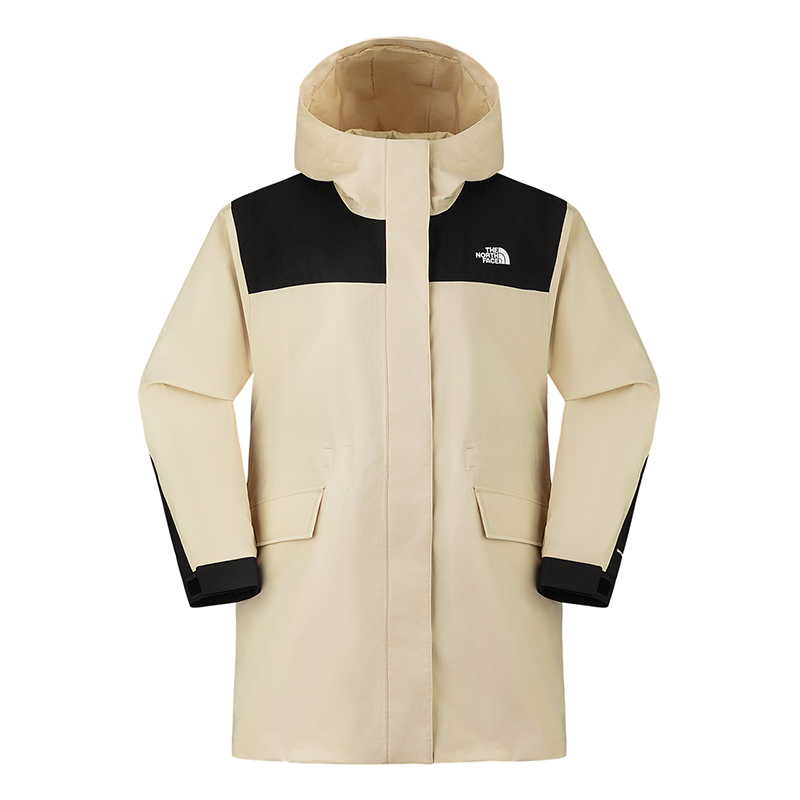 THE NORTH FACE Mountain Hiking Waterproof, Windproof, And Abrasion Resistant Windbreaker Jacket Women's Gravel Sand