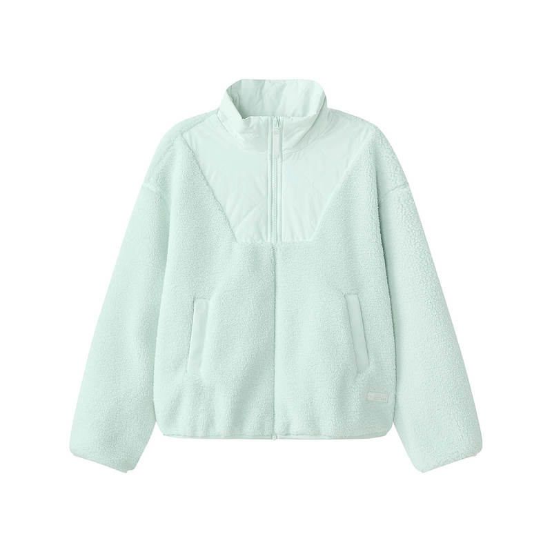 Skechers Wilderness Outdoor Collection Velvet feel Coat Women's Ice Green