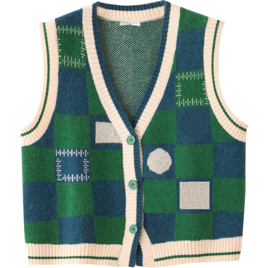 Tonlion Vest Women's Green Tone