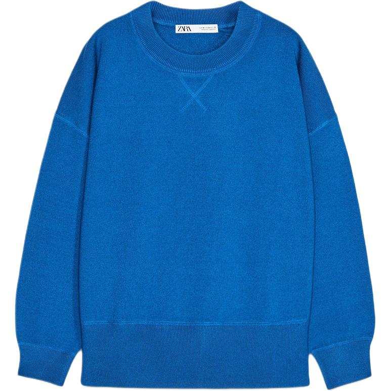 ZARA Sweatshirt Women's Dark Blue
