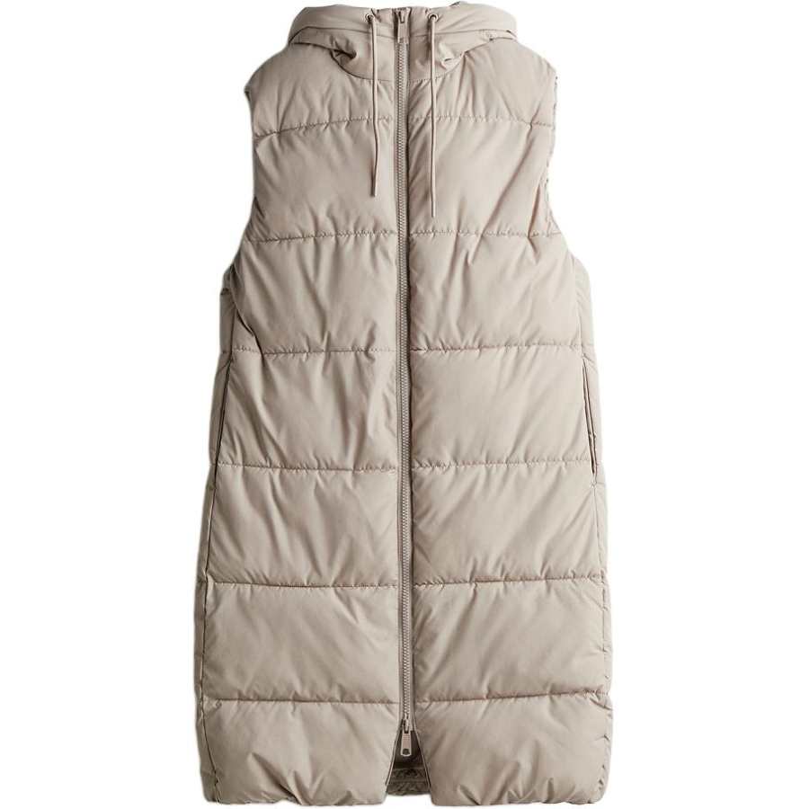 H&M Vests Women's Light Beige Hooded Non Detachable Moderate Other