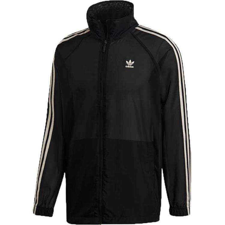 Adidas Originals WINDBREAKER Trench Coat Women's Black