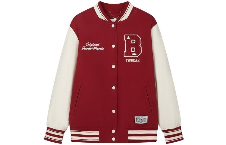 Teenie Weenie Baseball Jacket Women's Red
