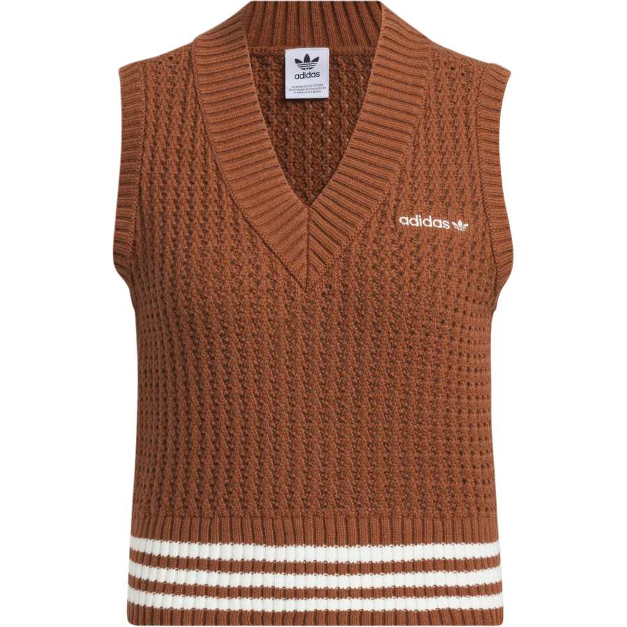 Adidas Originals KNIT VEST Women's Dark Brown