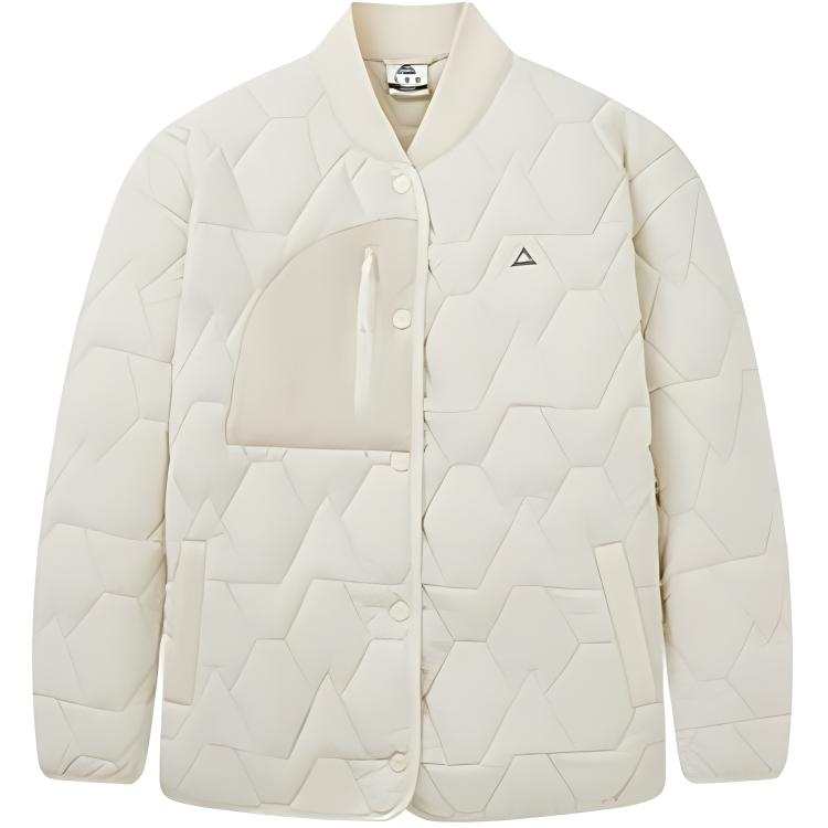 PEAK PEAK Puffer Jacket Women's White Beige Yellow