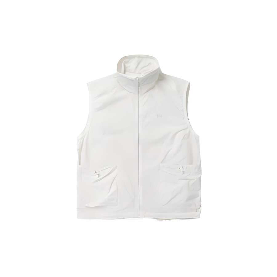KOLON SPORT Vests Women's White Stand Collar Moderate Other