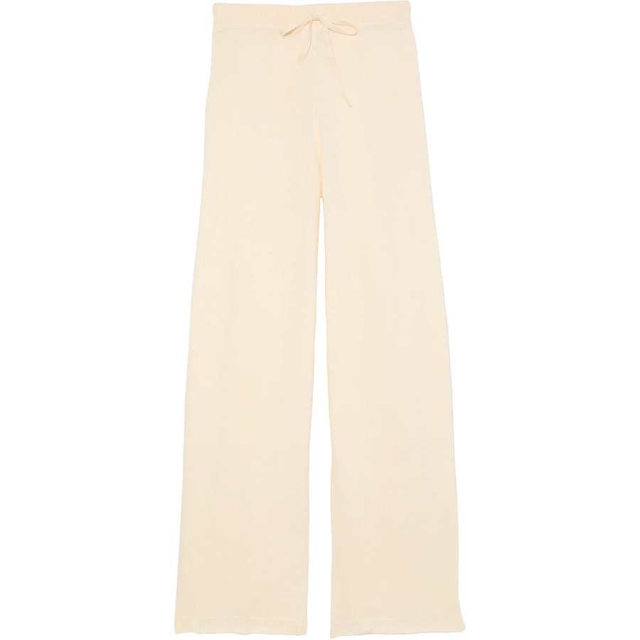 Victoria's Secret Luxe Crème Knit Lounge Pants/Candlelight Casual Pants Women's Candlelight White