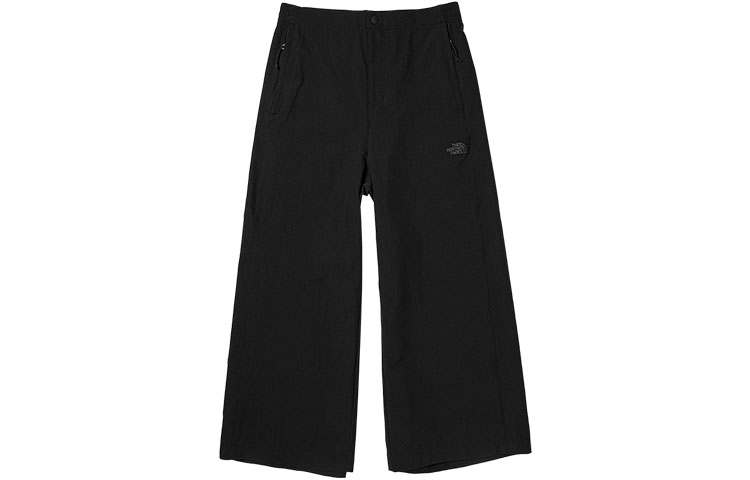 THE NORTH FACE Casual Pants Women's Black Moderate Wide Leg Pants