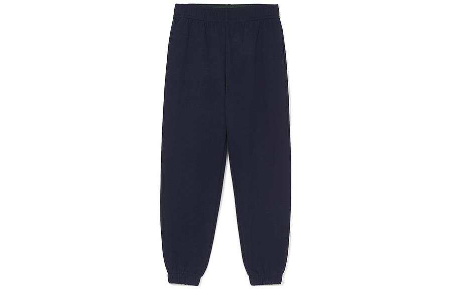 LACOSTE Casual Pants Women's 166/Navy Blue Moderate Cuffed Pants